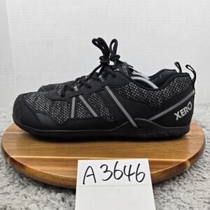 Xero Shoes Mens 11 Terraflex II Black Gray Athletic Outdoor Trail Running Shoe